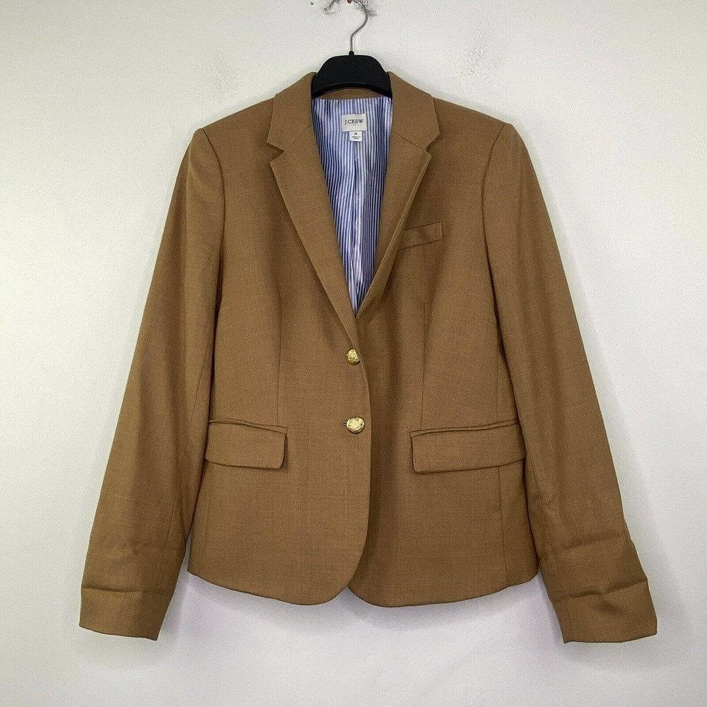 J. Crew Camel Tan Tailored Blazer